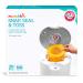 Munchkin Arm and Hammer Diaper Pail Snap, Seal and Toss Refill Bags, Holds 600 Diapers, White 20 Count 20 Count (Pack of 1)