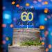 Sumerk 60th Birthday Cake Attachments - Gold & Black Decoration Accessories | Perfect for 60th Birthday Party - Buy Online on SooperMarket.com