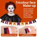 Buy EB okuup 3 Set Face Body Paint - Black White Red Clown Makeup Kit | Joker Halloween Cosplay & Special Effects | International Shipping Available - Buy Online on SooperMarket.com