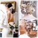 PLAFOPE 1 Set Comb Set Bride Side Combs Hair Decorations U Shaped Hair Pins Rhinestones Wedding Side Comb Wedding Hair Pins Wedding Veil Combs Flower Bridal Combs Hair Flowers Pearl White - Buy Online on SooperMarket.com
