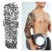 GFHIH Christmas Full Arm Temporary Tattoos for Men and Women - Waterproof & Realistic Sleeve Designs - Long Lasting Holiday Gift - 12 Sheets (L19xW7) - Buy Online on SooperMarket.com