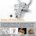 U7 Women's Cremation Urn Necklace - Celtic Knot Dog Feet Wings & Crucifix - Stainless Steel Cylinder Pendant - Fire Burial Jewelry - Buy Online on SooperMarket.com