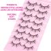 Manga Lashes 13MM - Natural Japanese Anime Spiky False Eyelashes - 8 Pairs Pack by PHKERATA Style H - Buy Online on SooperMarket.com