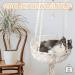 AXIBA Macrame Cat Hammock with Cushion - Hanging Cat Bed for Indoor Cats - Buy Online on SooperMarket.com