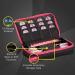 Casemaster Plazma Dart Case - Holds 3 Darts with Storage Tube and Pockets - Pink Trim - Buy Online on SooperMarket.com