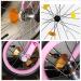Vicduekg 12-Piece Bike Reflector Set - Front & Spoke Cat Eye Reflectors for MTB & Kids | Enhanced Safety in Yellow - Buy Online on SooperMarket.com