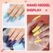 COSCELIA Gel Nail Polish Kit with U V Light Yellow Green Red Black Gel Polish Starter Kit with Glossy & Matte Top Coat Gel Nail Kit with Nail Accessories Gifts for Women - Buy Online on SooperMarket.com