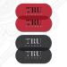 TRU BARBER HAIR GRIPPERS 2 COLORS BUNDLE PACK 4 PCS for Men and Women - Salon and Barber Hair Clips for Styling Hair holder Grips (Red/Black)