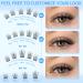 Geeneiya Wispy Lashes Clusters Kit - Natural Eyelash Extensions 10-16mm | C Curl | Waterproof Bond & Seal | Remover Tweezers & Brush Included - Buy Online on SooperMarket.com