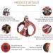 Adjustable Reflective Dog Harness for Small Dogs - Breathable Anti-Train Plaid Red - Perfect for Walking & Training - Buy Online on SooperMarket.com