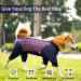 Heywean Hundebody for After Surgery - Long-Sleeved Dog Relaxation Suit Zipper Design XL Red Checked - Ideal for Post-Op Recovery for Dogs - Buy Online on SooperMarket.com