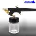 Master Airbrush 10-Pack TB-003 3/4oz Glass Jar Bottles with 60 Adaptor - Compatible with Single-Action Siphon Feed Airbrushes - Fits Badger, Paasche, Iwata - Buy Online on SooperMarket.com