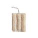 Creative Co-Op Bathroom Loofah with Cotton Hanger Natural