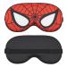 Silk Sleep Mask - Soft & Breathable | Cartoon Design Comfortable & Adjustable Blindfold for Sleep/Shift Work/Travel/Nap Red-1-1