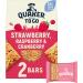 Quaker Porridge To Go Breakfast Bars Strawberry Raspberry & Cranberry Flavour 2x55g (Case of 6) - Buy Online on SooperMarket.com