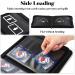 Fabmaker Premium Zip Trading Card Binder - 320 Card Capacity - Portable PU Card Collection Binder - Black - Buy Online on SooperMarket.com