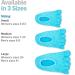 NatraCure 5-Toe Gel Lined Moisturizing Socks with Aloe & Shea Infusion - Hydrating Spa Socks for Soft, Smooth Feet - Ideal for Dry, Cracked Heels - Small - Buy Online on SooperMarket.com