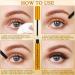 Eyelash Growth Serum - Advanced Formula for Longer Thicker Lashes | 5ML Matte & Rose Gold - Buy Online on SooperMarket.com