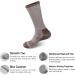 GKX Men's Merino Wool Moisture Wicking Crew Socks - Camel, Size 6-12 | Ideal for Outdoor Hiking and Heavy Duty Work - Buy Online on SooperMarket.com