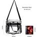DUORT Clear Stadium Approved Crossbody Bag with Inside Pocket - White - Buy Online on SooperMarket.com