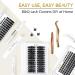 D Curl 12mm 72 Cluster Lashes - DIY Volume Eyelash Extensions - Soft Wispy Individual Lashes - B30 D-12mm - Buy Online on SooperMarket.com