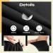 Gayhay High Waist Cycling Shorts for Women - Pockets Stretchy Yoga & Sports Pants | A-Black SM Summer Outfit - Buy Online on SooperMarket.com