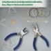 AngleKai 6 IN 1 Jewelry Making Nylon Pliers Set - Blue Nylon Jaw Flat Nose, Loop, and Bail Making Pliers for DIY Jewelry Crafting - Buy Online on SooperMarket.com