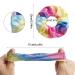 24-Piece Metallic Scrunchies - Shiny Mermaid Hair Ties for Women & Girls | Colorful Elastic Ponytail Holders - Neon Hair Accessories - Buy Online on SooperMarket.com