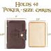 Pocket Compendium Tome of Recollection - RPG Spellbook & Reference Card Holder with Customizable Player Cards - Buy Online on SooperMarket.com