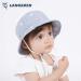LANGZHEN Beach Sun Protection Hat for Baby Girls | Adjustable Wide Brim Kids Summer Play Hat with Chin Strap | Double Stars Design | 2-4 Years - Buy Online on SooperMarket.com