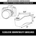 USA GEAR Black Neoprene DSLR SLR Camera Sleeve Case with Belt Loop and Accessory Storage - Compatible with Nikon D3400, Canon EOS Rebel SL2, Pentax K-70 | Protective Holster for Camera - Buy Online on SooperMarket.com