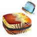 Phoenix Bird Burning Sanitary Napkin Storage Bag Feminine Menstrual Cup Pouches Nursing Pad Holder Tampon Bags Portable Period Bag for Women Teen Girls 1Pcs Multi-colored 8