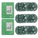 Healifty 5Pcs Steam Eye Masks Chinese Medicine Wormwood Relieve Eye Fatigue for Puffy Eyes Disposable Moist Heating Compress Pads (Green)
