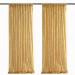 Gold Sequin Backdrop Curtain Panels Stage 2 Pieces 2FTx8FT Wedding Party Background Drapes 2 pcs-2ftx8ft Gold