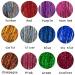 Glitter Hair Tinsel Extensions Kit - 12 Colors, 3200 Strands, 46inches - Fairy Hair Accessories - Buy Online on SooperMarket.com