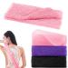 3 Pcs African Exfoliating Net Sponge - 31.5 Inch Loofah Body Scrubber Bath Sponge Back Scrubber for Shower Exfoliating Washcloth Towel Woven for Women Men Skin Smoother Daily Use (Pink Black Purple) Multicolor