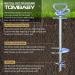 TOMBABY Heavy Duty Quality Dog Stake-Dog Tie Out Stake Dog Stake Allows Dogs Up to 200 lbs Dog Stakes for Outside Beach Camping Yard 360 Swivel Dog Anchor | Use for Any Dog Tie Out Cable silver/200+lbs - Buy Online on SooperMarket.com