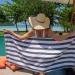 Arkwright Cabana Pool Beach Towel - Pack of 4, 100% Ring Spun Cotton, Large Quick Dry Towels for Hotel, Swim, Camp - Grey, 30 x 60 in - Buy Online on SooperMarket.com