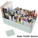 Enjoy Organizer -Large Portable Caddy  DIY Dividers  8 Compartments  Office Supplies Organizer  Simple  Portable Basket with Handle Storage Organizer Modern Endless Multi Use -Made in USA Mint - Buy Online on SooperMarket.com