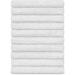 DecorRack 10 Pack 100% Cotton Wash Cloth 12x12 Inch Ultra Absorbent White Washcloths - Luxury Soft & Machine Washable (10 Pack) - Buy Online on SooperMarket.com