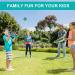 WIn SPORTS Trampoline Paddles Disc Indoor Outdoor Game for 4 Players Camping Game for Kids  Adults Couples  Friends Family  Includes 4 Rackets  3 Rubber Koosh Balls 1 Storage Bag - Buy Online on SooperMarket.com