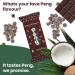Peng Roasted Chickpeas Snack (12 x 30g) - Healthy High Protein Plant-Based Double Roasted Chickpeas Snack (Coconut & Dark Chocolate) - Buy Online on SooperMarket.com