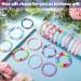 Hicarer 20 Pieces Girl Beaded Bracelets Cute Rainbow Bead Bracelets Colorful Bracelets Princess Bracelets Stretchy Bead Bracelets for Prince Birthday Present (Elegant Style) - Buy Online on SooperMarket.com