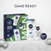 NIVEA MEN Game Ready Gift Set (3 Products) Men's Skincare Gift Set with Shower Gel Face Wash and Moisturising Creme Perfect as Christmas or Birthday Gift - Buy Online on SooperMarket.com