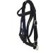 JF-Reitsport Bridle Set Nylon with Reins Bitless Pony navy