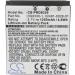 Buy Replacement Battery for Maginon DC-8300 DC-8600 DC-X DC-XZ6 | 1250mAh/3.7V | International Shipping Available - Buy Online on SooperMarket.com