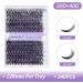240PCS Cluster Lashes Extension C Curl 0.07mm 30D/40D Mixed 16-20mm | DIY Individual Eyelashes Clusters | Wide Stem Lash Extensions | RR-16-20mm Clusters-30D+40D-0.07-C - Buy Online on SooperMarket.com