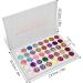 Bezavea Eyeshadow Palette Makeup Set 40 Colors Eyeshadow Palette Makeup 40 Blendable Shades with Highly Pigmented Glitters Shimmers for Day or Night Looks Neon Eyeshadow Makeup Palette - Buy Online on SooperMarket.com