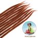 Buy No LIFE 10PC 50cm Ginger Red Dreadlock Extensions - Synthetic Crocheted Jamaican Punk Hip-Hop Reggae Hair Wigs for Men & Women - Buy Online on SooperMarket.com