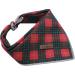Lionet Paws Dog Bandana Headscarves - Triangular Scarf for Small Medium & Large Dogs - Red & Green Checked (Pack of 1) - Buy Online on SooperMarket.com